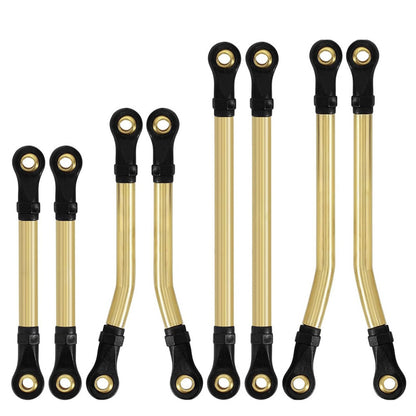 8PCS/Set Brass High Clearance Links Kit for Traxxas TRX4M 1/18 RC Car Upgrades