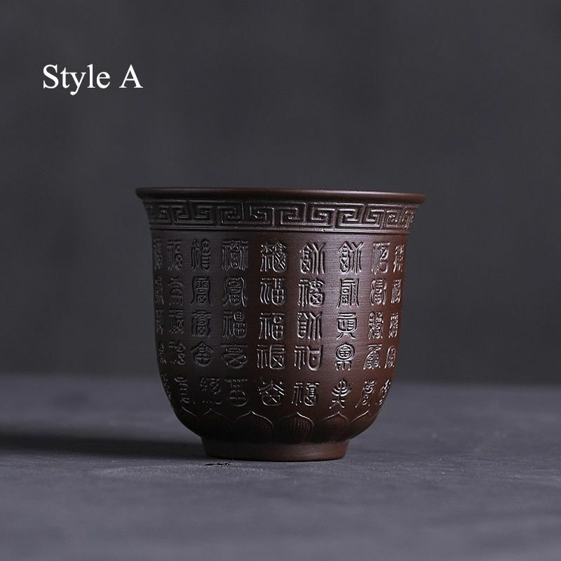 Porcelain Big Capacity Tea Cup Traditional Chinese Style Kung-fu Kitchenware New