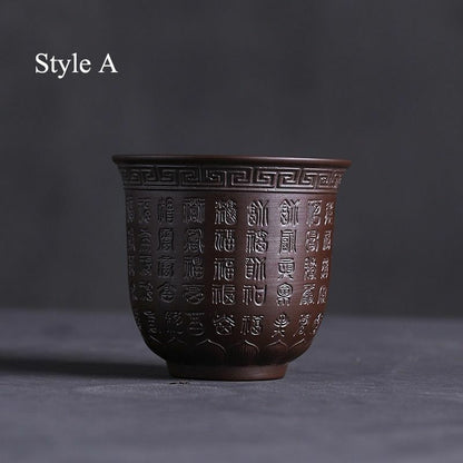 Porcelain Big Capacity Tea Cup Traditional Chinese Style Kung-fu Kitchenware New