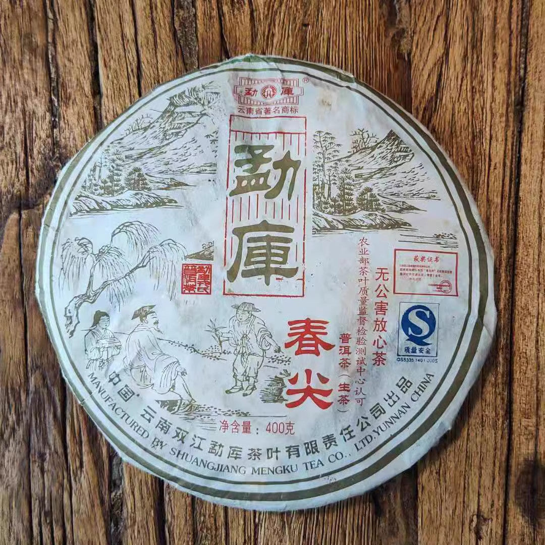 2007 Mengku Rongshi Shen Puer Meng Ku Spring Tip 400g Raw Pu'er Tea Cake -