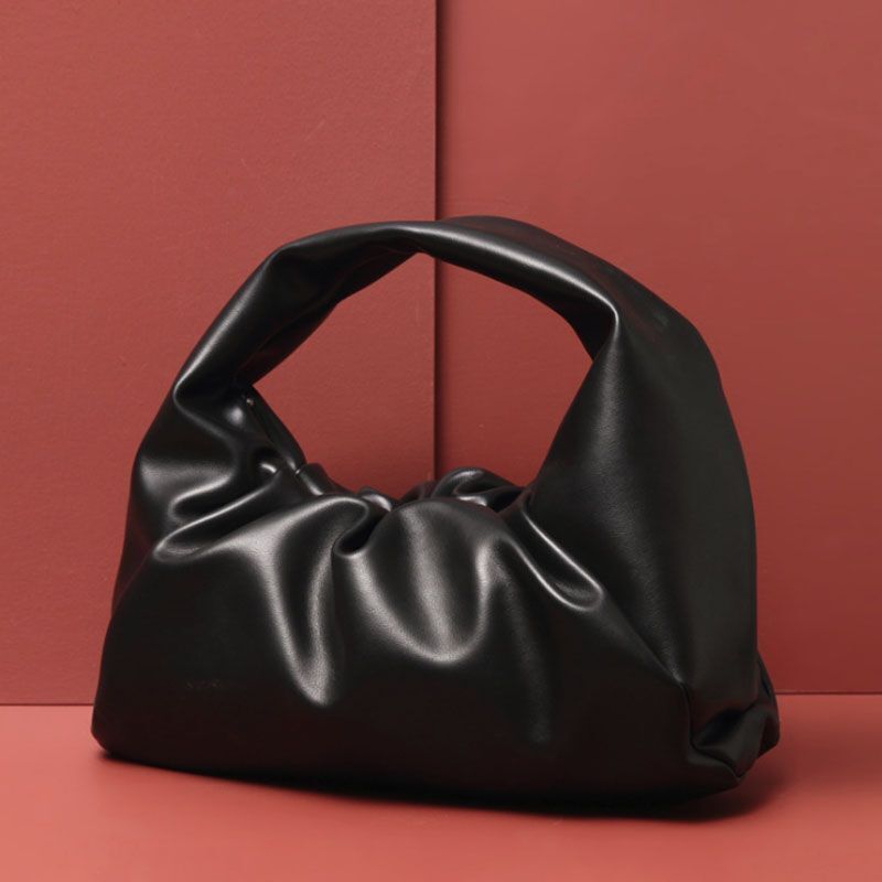 Pouch Genuine Soft Leather Cloud Bag Handbag Purse Clutch Dumpling Shoulder Bags