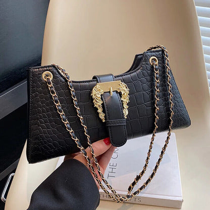 Women's Pattern Chain Shoulder Bags Handbags Bags Clutch Blue Green Bags