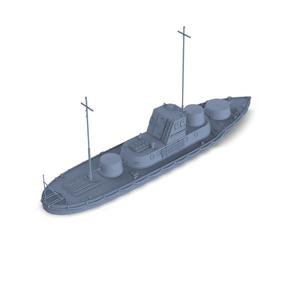 SSMODEL SS72539 1/72 Military Model Kit IJN Soukou-Tei Armored Gun Boat Sakigake