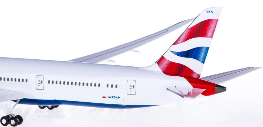 1:200 32CM Hogan BRITISH AIRWAYS BOEING 787-9 Plane ABS Plastic Aircraft Model