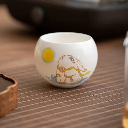 150ml 1Pc Chinese Exquisitely Ceramic Handpainted Master Cup Tea Cup Teaware
