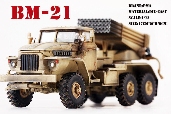 1:72 PMA BM-21GRAD IRAQI 2017 MISSILE LAUNCHER DIECAST Armor MODEL Collection