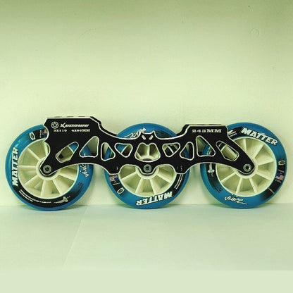 Frame Wheel Bearing 3*110mm Inline Speed Skating Frame Ultralight Alloy Base 85A