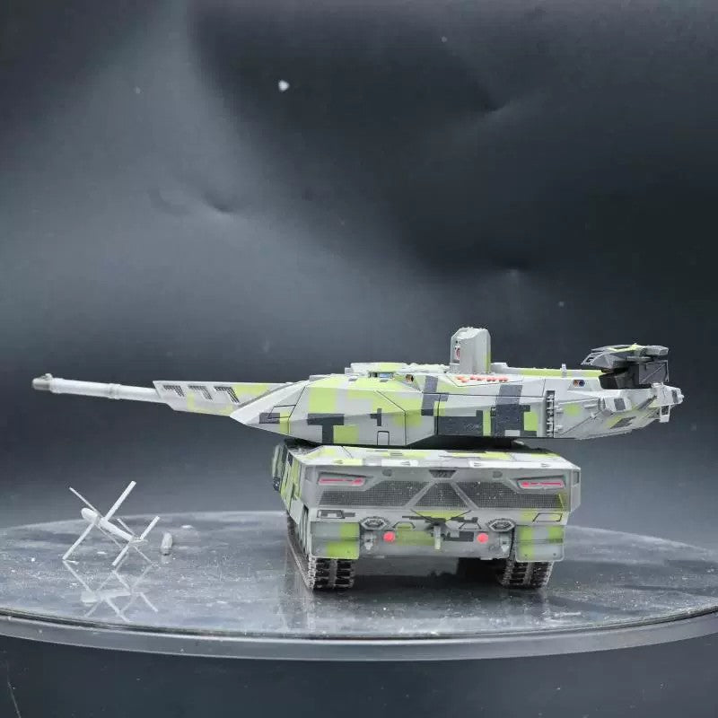 Sanrong 1/72 German KF51 Main Battle Tank+Cruise Missile Painted Finished Model