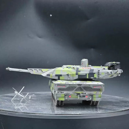 Sanrong 1/72 German KF51 Main Battle Tank+Cruise Missile Painted Finished Model