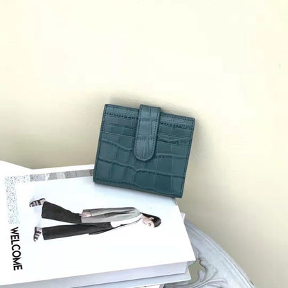Durable Wallet Handbag Synthetic Leather Cardholder Wallet Card Bag 11*8*2cm 1PC