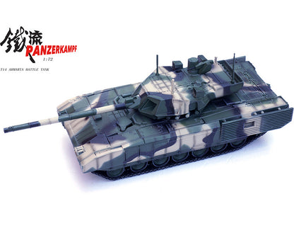 PANZERKAMPF 1/72 Russia T-14 Amata Main Battle Tank Green camouflage Model