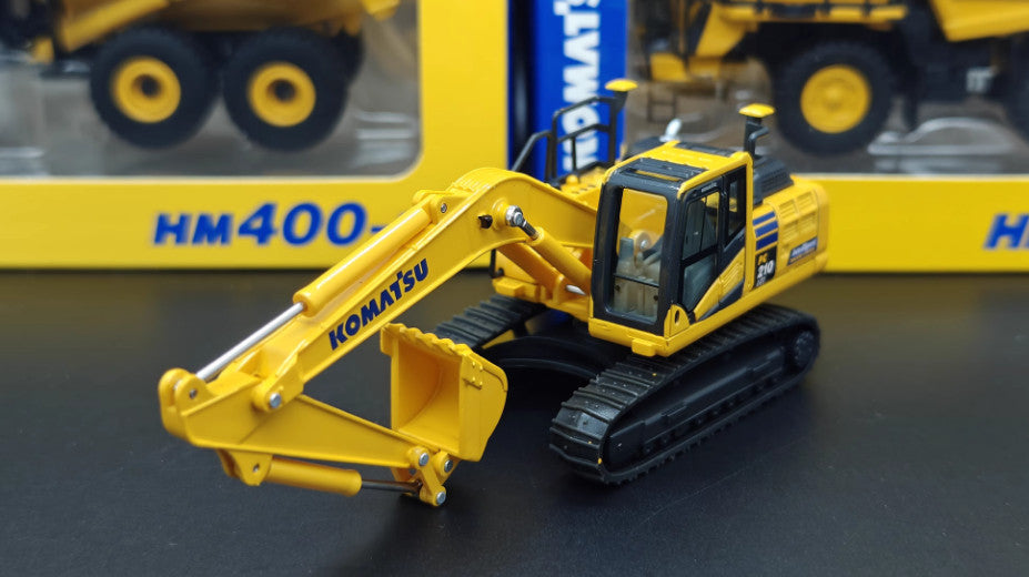1:87 PC210LCi-10 Excavator Contruction Machine Equipment Diecast Metal Model