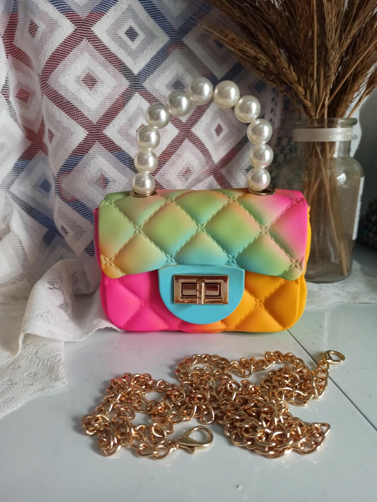 Women Mini Handbags Candy Color Jelly Crossbody Bags Girls Small Coin Pouch Baby