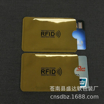 Credit Card Card Case Anti Rfid Bank Metal Card Holder Bag Holder Protector Card