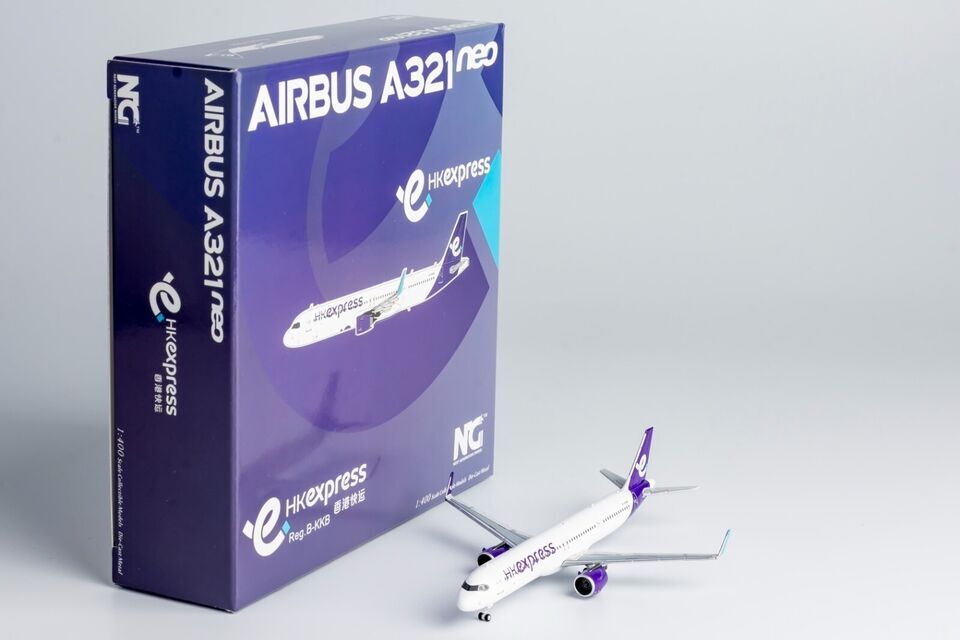 1:400 NG Model HK Express AIRBUS A321neo Passenger Plane Diecast Aircraft Model