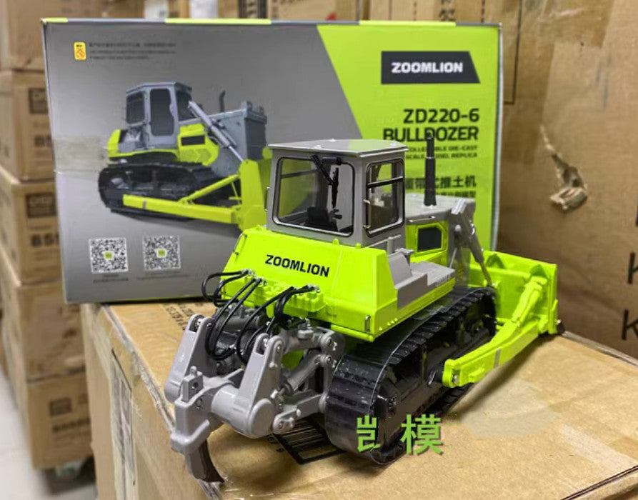 1:35 ZOOMLION ZD220-6 Tracked bulldozer Construction Machine Diecast Model