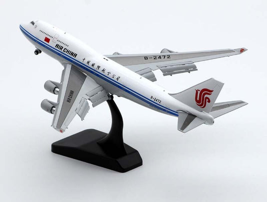 JC WINGS Air China For Boeing B747-400 B-2472 Flaps Down 1/400 Aircraft Model