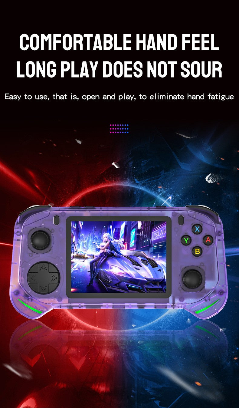 RX6H handheld game console with Linux system and a 3.5-inch high-definition