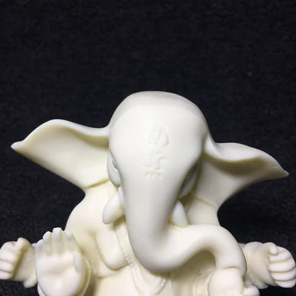 Indian Elephant God Carving Buddha Statue Hand-engraved with Environmentally