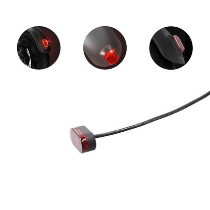 Brake Light Electric Scooter Rear Taillight Lamp LED Stoplight Battery Cable 1PC