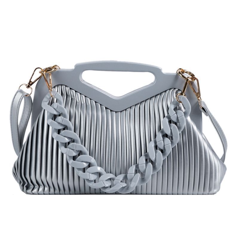 Handbag Inverted Triangle Handle Leather Hand Pouch Classic Crossbody Bags Tote