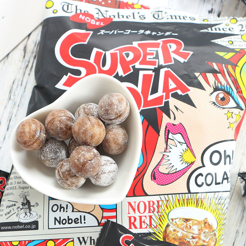 20 pieces of Japanese Candy: NOBEL Super Sour Lemon Sandwich Hard Sour Candy.