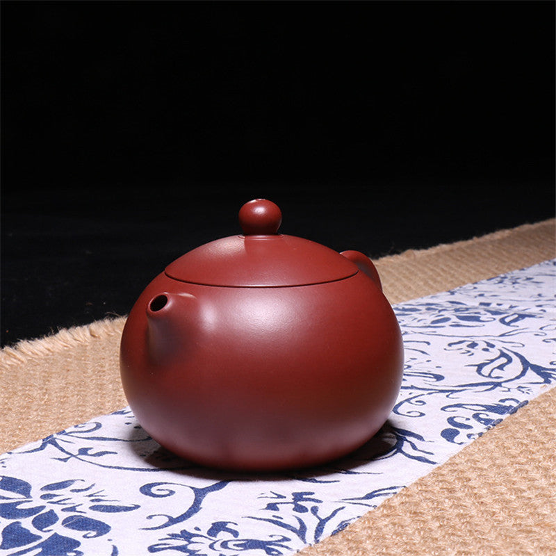Authentic Yixing Zisha Tea Pot Dahongpao Clay Xishi Teapot & Ball Filtration Set