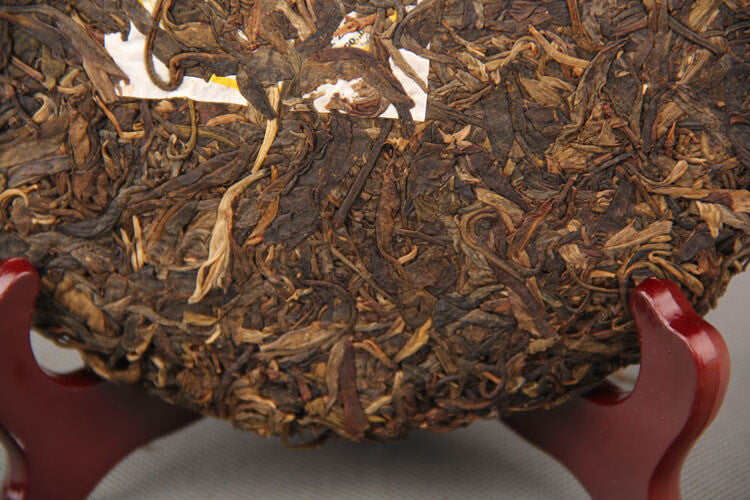 2008 The Flower Tea In The Genesis Valley Yunnan Lincang Puer Tea Raw Pu'er 357g
