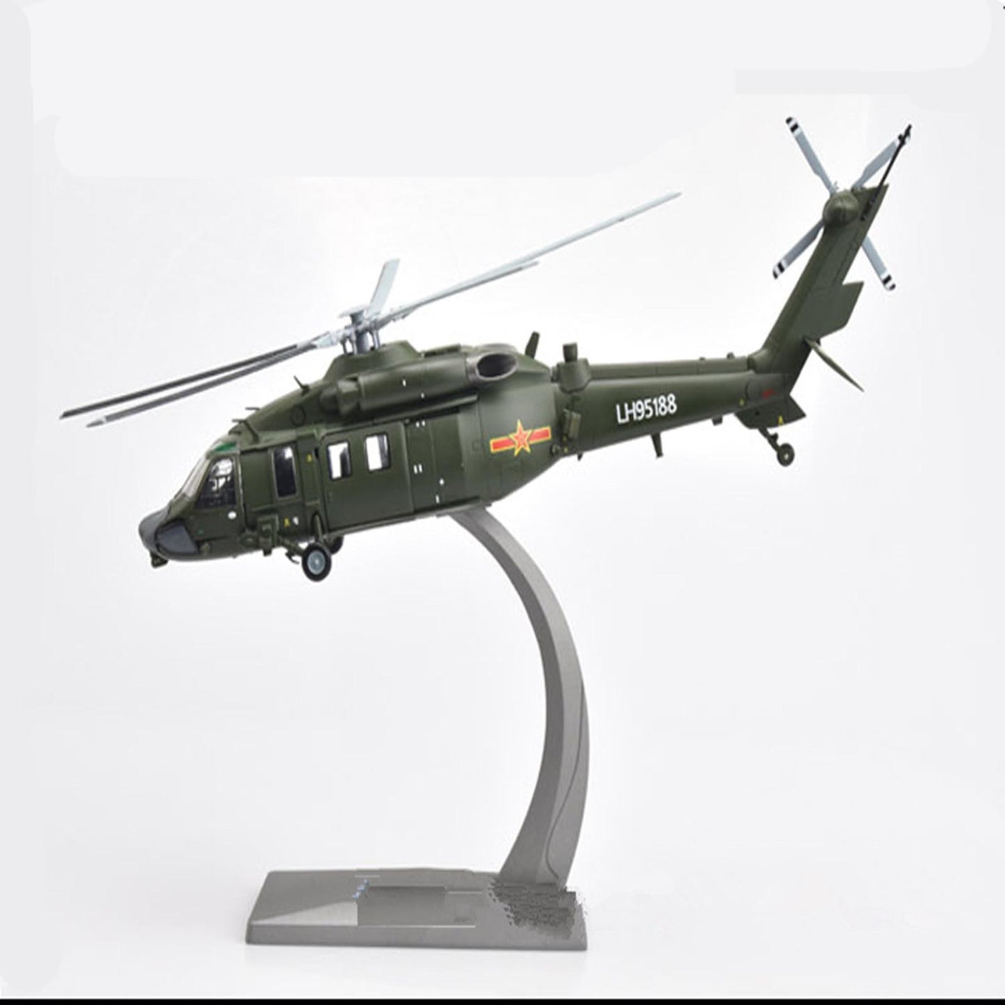 1/72 Armed Straight 20 Helicopter Diecast Model Z-20 Aircraft Military Display B