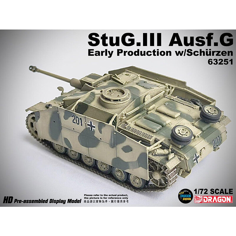 1/72 German Sturmgesch ü tz Model G Tank Early Type Side Armor 1943