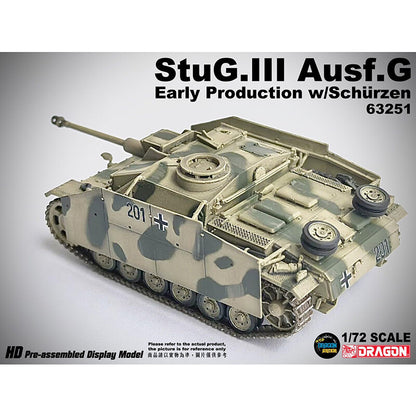 1/72 German Sturmgesch ü tz Model G Tank Early Type Side Armor 1943