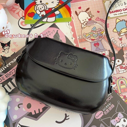 Hello Kitty one-shoulder saddle bag ladies cute messenger bag fashion party bag