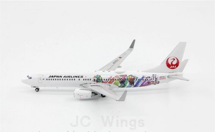 JC Wings Japan Airlines B737-800 JA330J 1/400 diecast plane model aircraft