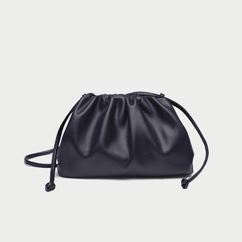 Polyester Pouch Dumpling Cross body Bag Cloud Handbag Soft Clutch Shoulder Purse