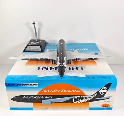 1:200 InFlight Air New Zealand B777-200 ZK-OKH Airplane Diecast Plane Model