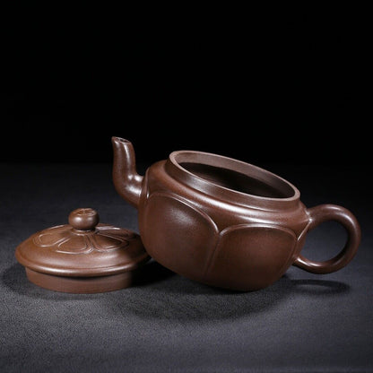 Chinese Yixing Zisha Clay Handmade Exquisite Teapot （凌花 底款：高海庚）