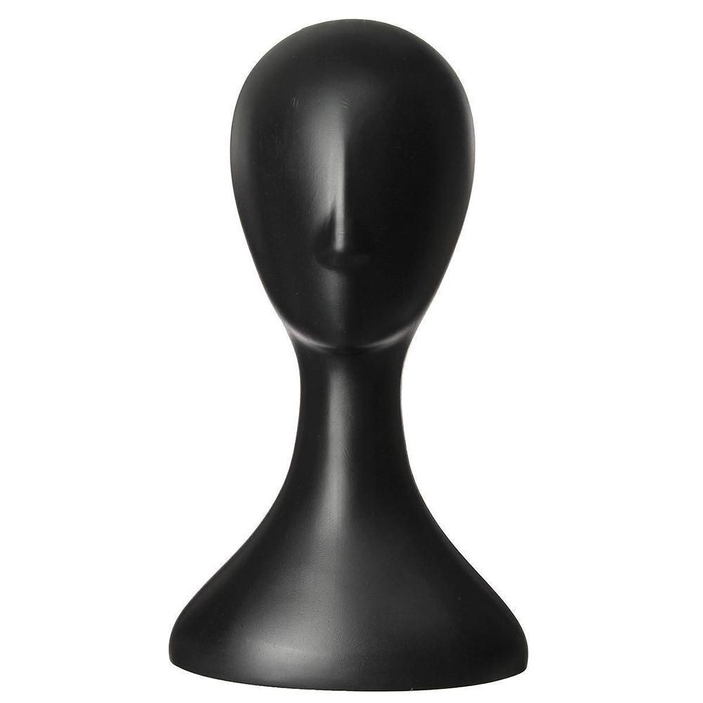 Female Head Mannequins PE Plastic Abstract Model Wig Hair Glasses Display Stands