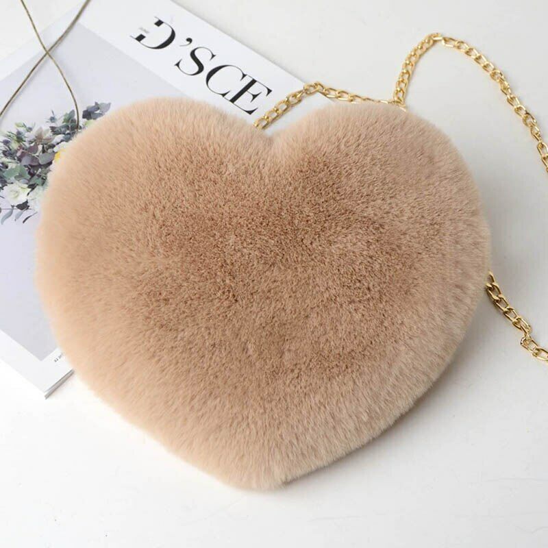 Pretty Cute Faux Rabbit Fur Handbag Shoulder Messenger Bag Fashion Long FurGrass