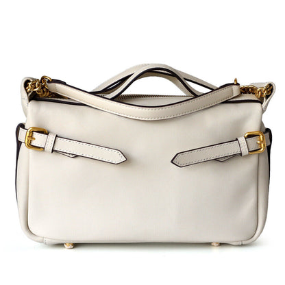 Small Mini Real Leather Shoulder Bag Tote Pouch w/ Chain Straps Fashion Handbag