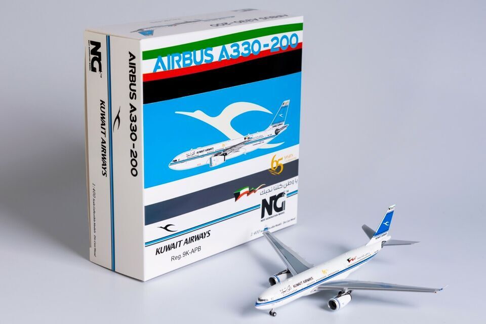 1:400 NG Model KUWAIT AIRWAYS AIRBUS A330-200 Passenger Airplane Diecast Model