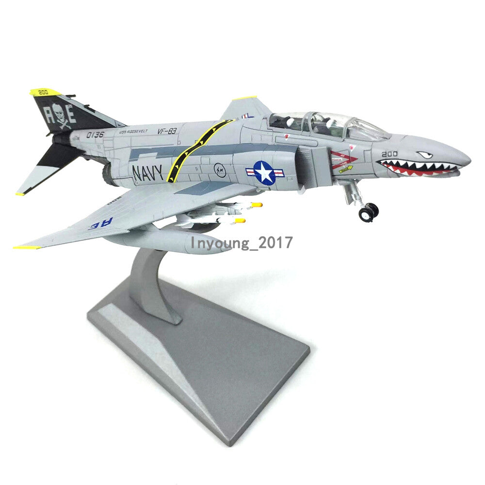 1:100 McDonnell-Douglas F-4C Phahtom Fighter Plane Model Diecast Airplane Model