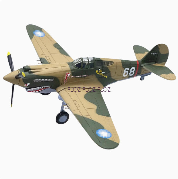 WWII P-40 NO.68 1/72 diecast plane model aircraft