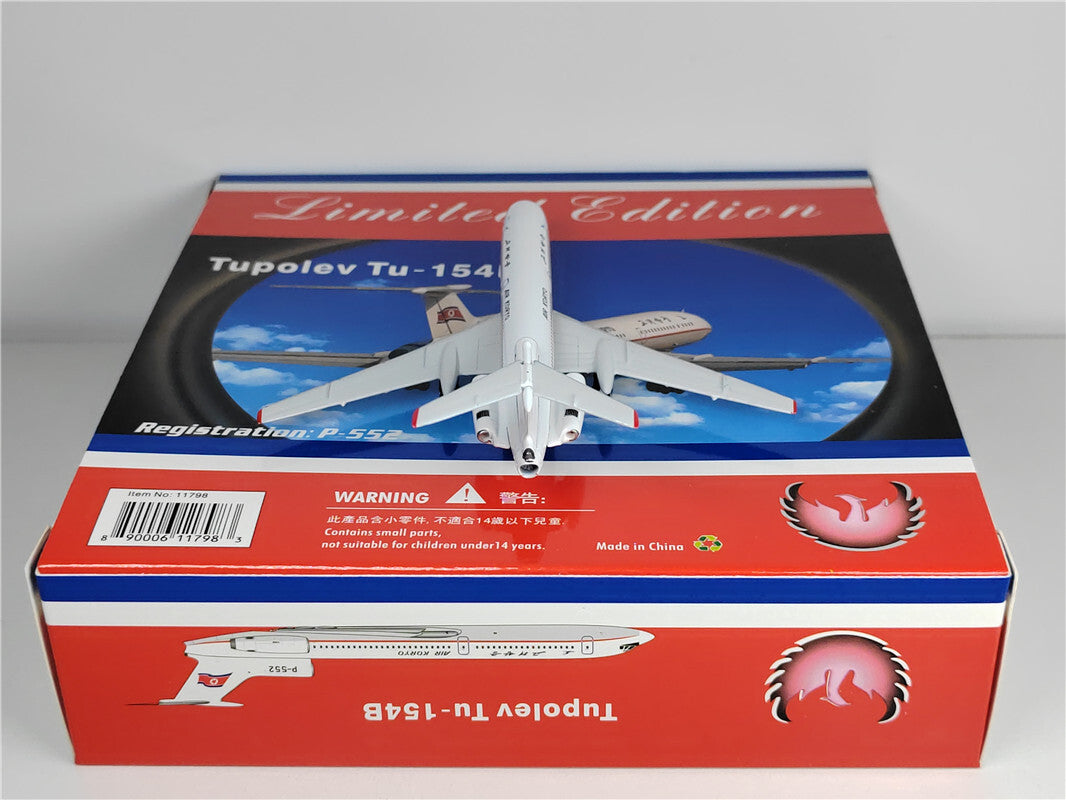 1:400 Phoenix AIR KOPYO Tupolev TU-154B Airplane Diecast Aircraft Plane Model