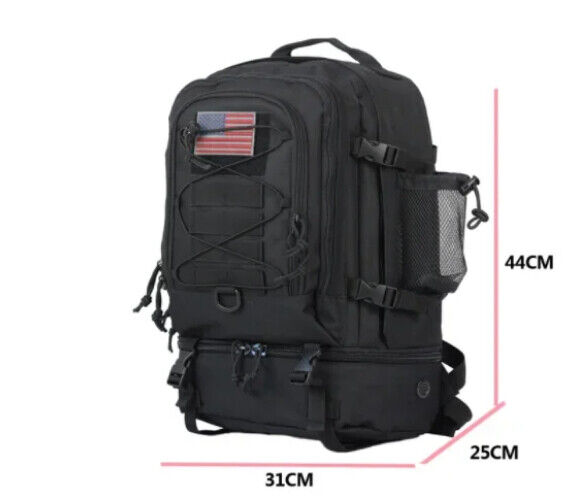 Man Military Tactical Backpack Outdoor Camping Sport Bag Army Molle Rucksack