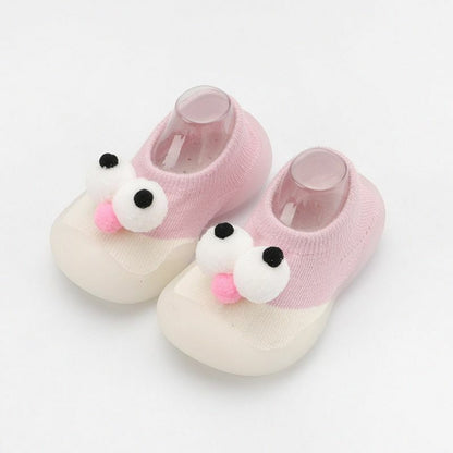 Sock Shoes Baby Boys Girls Autumn Non-slip Floor Kids Soft Rubber Toddler Knit