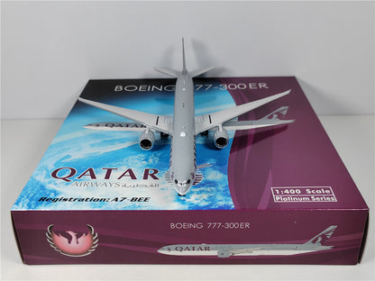 1:400 Phoenix QATAR BOEING B777-300ER Airplane Diecast Aircraft Plane Model