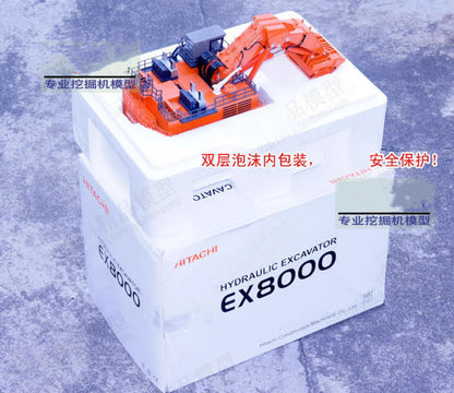 1:87 EX8000 Excavator Contruct Machine Equipment Diecast Metal Model Collection