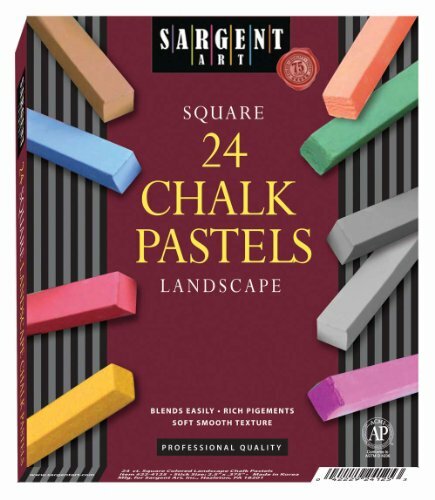 Sargent Art 22-4125 24-Count Landscape Square Half Pastels