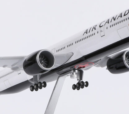 47CM 1:157 AIR CANADA BOEING 777-300ER Plane Landing Gears Resin Aircraft Model