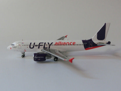 1:400 JC Wings HK Express U-FLY Alliance AIRBUS A320 Airplane Diecast Model